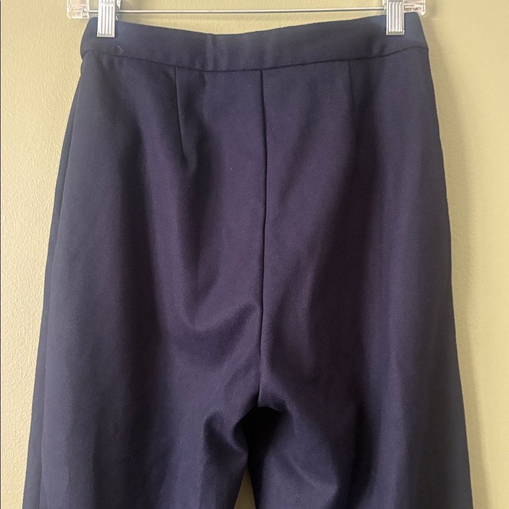 NWT Sage the Label East VIllage Pant Navy Blue Flare Leg Trouser Pants Sz Small - Picture 7 of 8